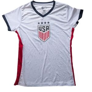 Alex Morgan #13 USA Youth XL Home White 4 Star Soccer Jersey USWNT U.S